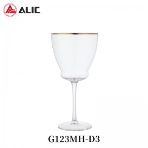 Lead Free High Quantity Wine Glass G123MH-D3