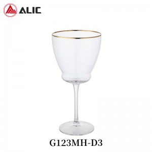 Lead Free High Quantity Wine Glass G123MH-D3