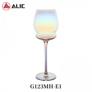 Lead Free High Quantity ins  Wine Glass G123MH-E1