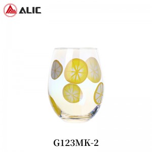 Lead Free High Quantity Tumbler Glass G123MK-2