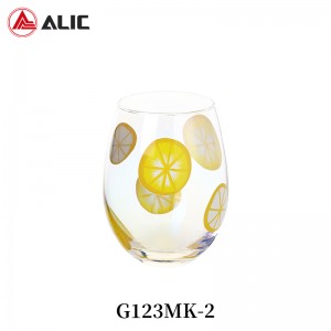 Lead Free High Quantity Tumbler Glass G123MK-2