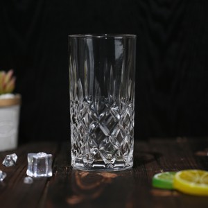 Whiskey Glasses HighBall Crystal Glassware  Ribbed Glassware  Customization  Wholesale Glassware Manufacturers KTY6231