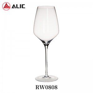 High Quality Lead Free Hand Blown Burgundy Wine Glass Goblet 250ml RW0808