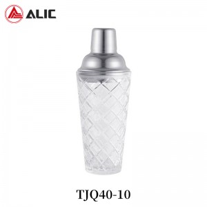 SILVER COCKTAIL SHAKER 400ML TJQ40-10