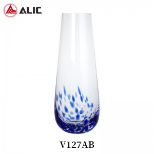 Lead Free High Quantity Vase Glass V127AB