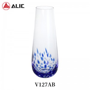 Lead Free High Quantity Vase Glass V127AB