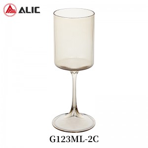 Lead Free High Quantity Wine Glass G123ML-2C